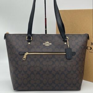 Coach gallery tote bag signature canvas nwt
